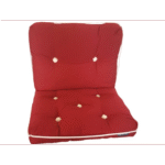 Kapokkissen doppel burgundrot