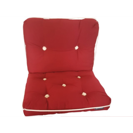 Kapokkissen doppel burgundrot