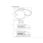 Ankerwinde VX2+ 1kW Kettenspill 10mm 12V Set – Bild 2