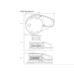 Ankerwinde VX3 1.5kW Ketten-/Verholspill 10mm 12V Set – Bild 2