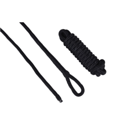 Fenderleine PES+ PP-Kern geflochten mit Augspleiß+Takling schwarz 8mm 2.5m (2ST)(2st)