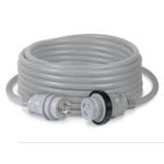 50A 125V Cordset 50' Molded weiß