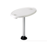 Garelick Tischsäule mit Tischplatte Quick Release oval 46x76cm