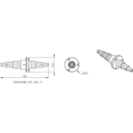 Schlauchtülle One Way(5st) – Bild 2