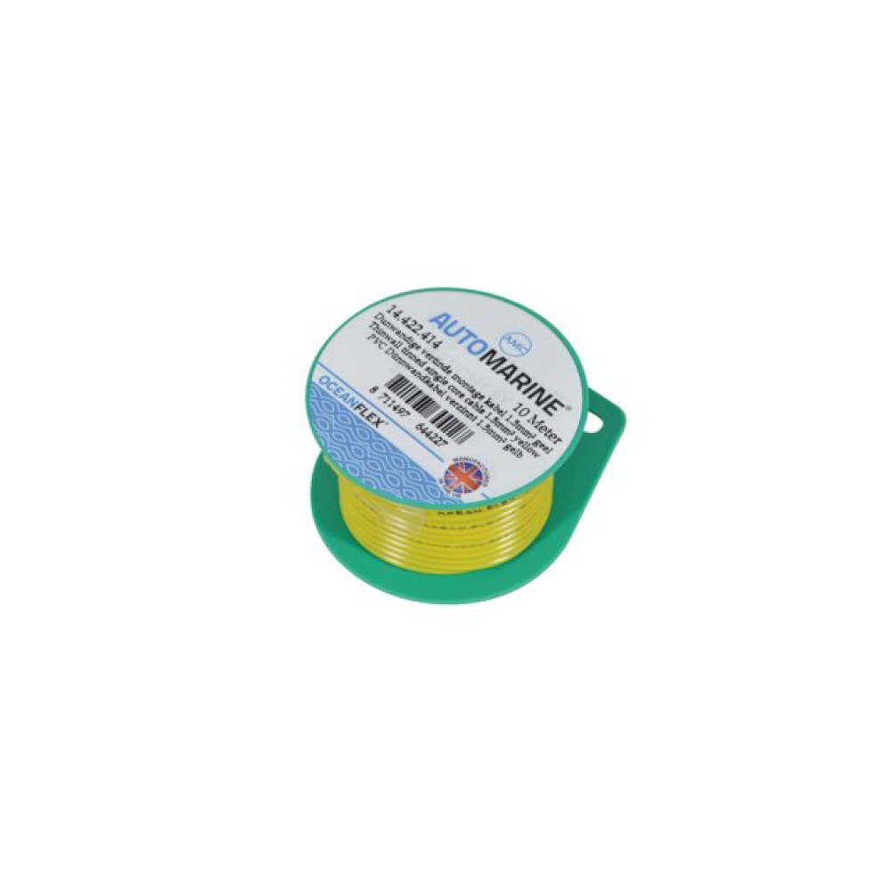 lhtd2524_94bd-post61690 PVC Dünnwandkabel verzinnt 1x1.5mm² gelb (10m) – Bild 1