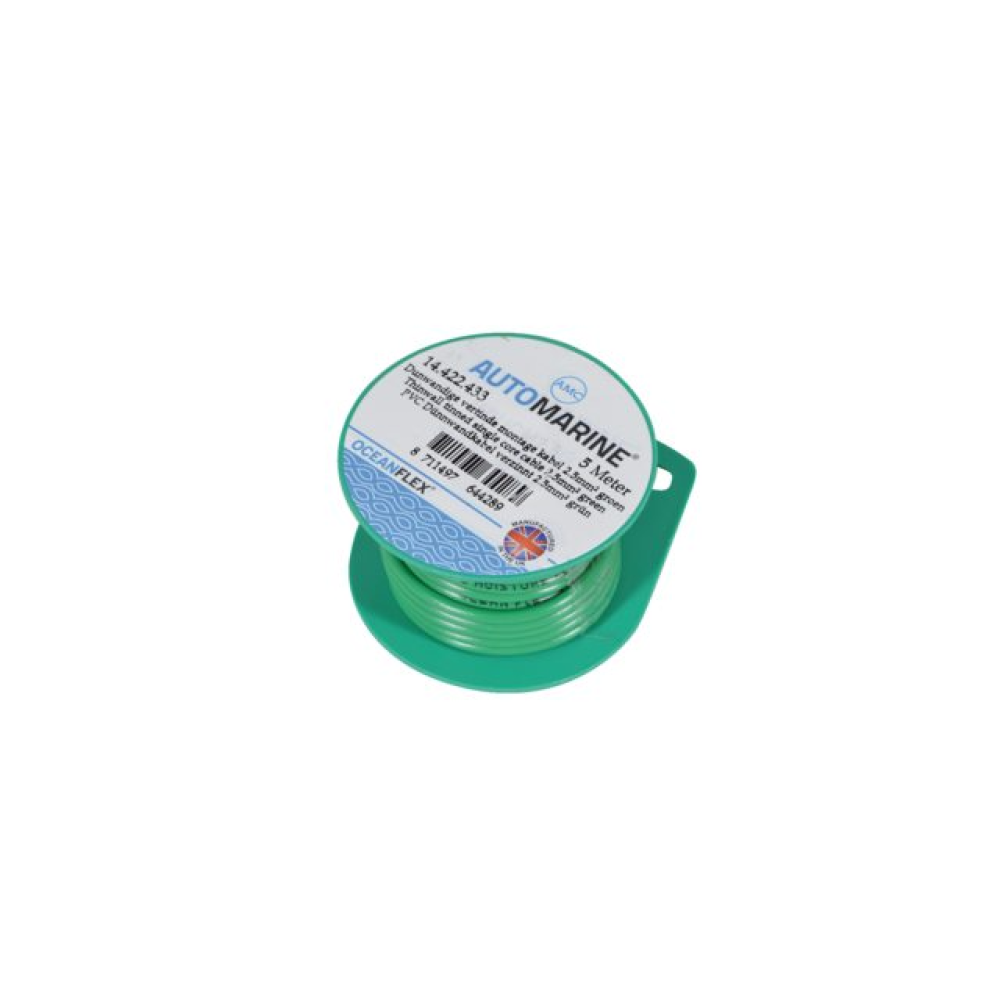 lhtd2538_a8b5-post61702 PVC Dünnwandkabel verzinnt 1x2.5mm² grün (5m) – Bild 1