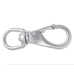 Schnapphaken mit Wirbelauge 70mm