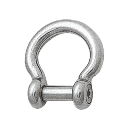 Schäkel geschweift mit Innensechskant 10mm