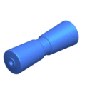 Kielrolle V-Form Polyurethan 295mm Ø82mm Bohrung 16mm