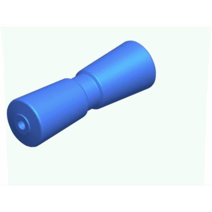 Kielrolle V-Form Polyurethan 295mm Ø82mm Bohrung 16mm