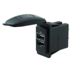 2fach Adapter USB 3.4A schwarz
