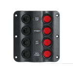 4er Schalttafel Wave-Design 12V