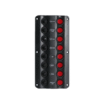 8er Schalttafel Wave-Design 12V