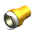 Whale WX1513B Adapter 1⁄2 NPT Male (Messing)-15mm(36st)