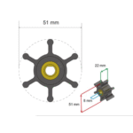 Albinus Premium Ballast Impeller PN 06-04-036