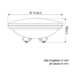 LED-Lampe PAR36 G53 STC 4,5W – Bild 2