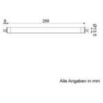 LED-Stableuchte R7S 30cm 10-30V 6W 2700K – Bild 2
