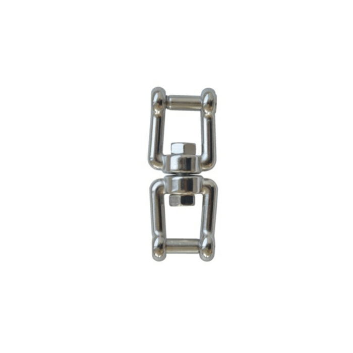 Wirbelschäkel Edelstahl Gabel-Gabel Sechskant 5mm – Bild 1