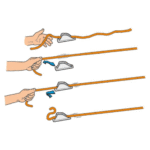 Clamcleat CL213 Stb Nyl 2-5mm(10st) – Bild 2