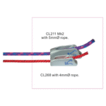 Clamcleat CL211AN Mk2 Alu 3-6mm – Bild 3