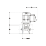 59093007 Lewmar Strahlruder Proportional TT185 6kW 24V – Bild 3