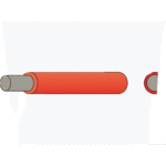 Batterie-Kabel PVC-Isoliert verzinnt 35mm² rot(30m)