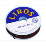 Liros Optisail 1,2mm schwarz/rot 20m