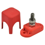 BEP Power-Klemme 6mm Bolzen rot