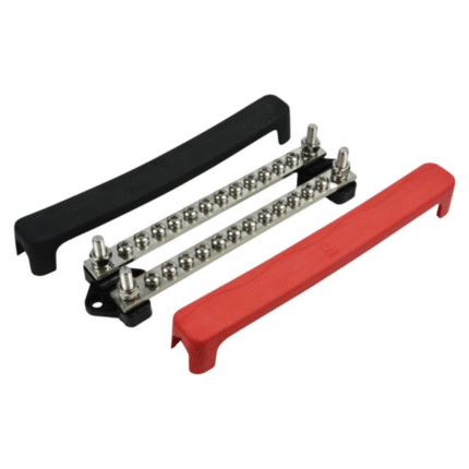 BEP Sammelschiene doppel 12 Terminals, 2 Bolzen