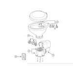 Albin Kontroll-Paneel Silent Elektrik Toilette Rocker Switch – Bild 2