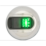 Attwood Steuerbordlicht LED Lightarmor vertikal-rund Edelstahl