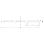 Handlauf 3-Griff – Bild 2