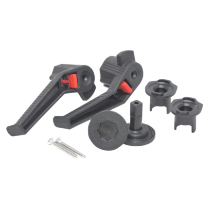 361862992 F3G BI-SQ HANDLE KIT BLK (PAIR)