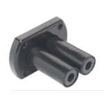 Deckdurchführung 2-fach R8B schwarz