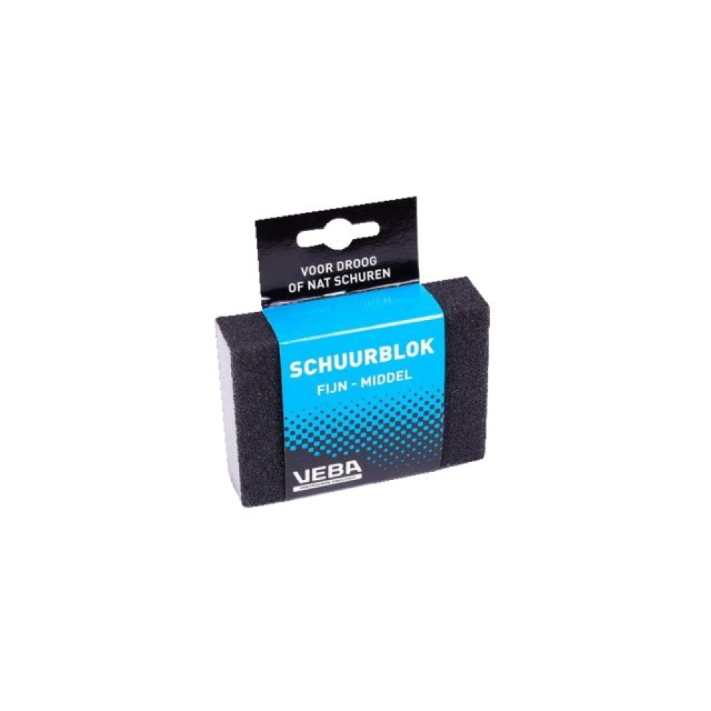 lhtd6958_8b3e-post66711 Schleifblock fein/mittel 10x7x2.5cm – Bild 1