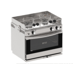 Eno-Einbau-Gasbackofen GRAND LARGE 2 mit Kocher und Grill / 2-flammig / 30mbar