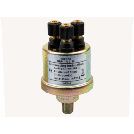 Wema 10bar oil pressure sensor with ground & alarm