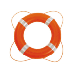 BestRettungsring 60cm orange 2,5kg Solas mit Reflexstreifen