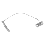 Klappverdeckbeschlag Edelstahl Klappnasenbolzen mit Kabel und Befestigung
