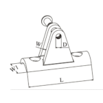Klappverdeckbeschlag Edelstahl Unterteil 90° Schraube – Bild 2