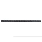 High Strength UHMWPE 12fach geflochten schwarz 3mm 50m