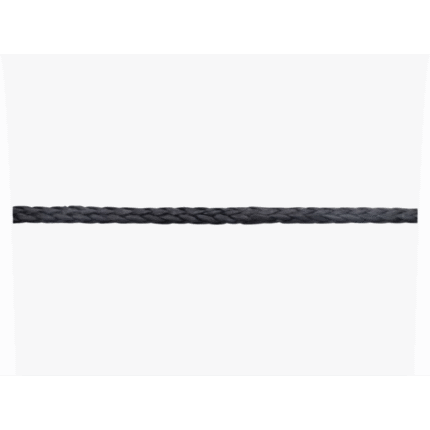 High Strength UHMWPE 12fach geflochten schwarz 5mm 50m