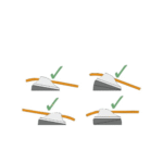 Clamcleat CL802/R Tapered Pad für CL204/CL222(10st) – Bild 2