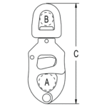 Snapshackle with trigger and small bail 80mm – Bild 2