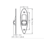 Flush-Einbau Laterne Sb+Bb(2st) – Bild 4