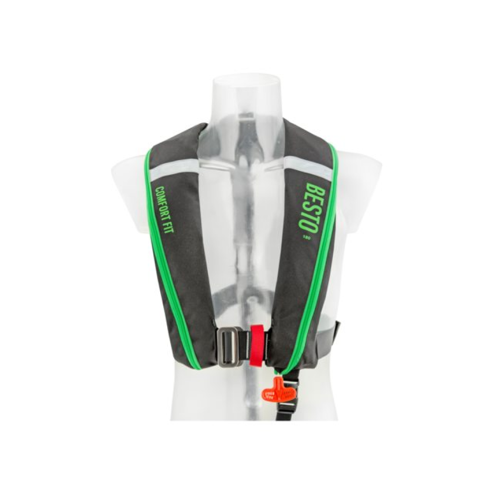 lhts2429_18cc-post63430 BestComfort Fit 180N LB schwarz/grün – Bild 1