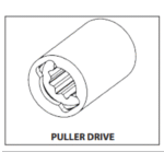 Neoprene Inboard Impeller puller drive mit Dichtung & Pin – Bild 2