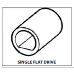 Nitrile Inboard Impeller Single-flat-Drive – Bild 2