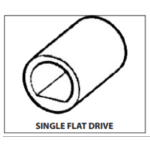 Nitrile Inboard Impeller Single-flat-Drive – Bild 2