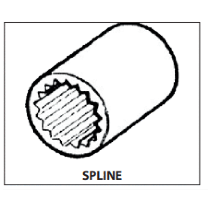 Neoprene Inboard Impeller Spline-Drive mit Dichtung – Bild 2